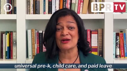 Rep. Jayapal Praises Biden's Socialist Agenda