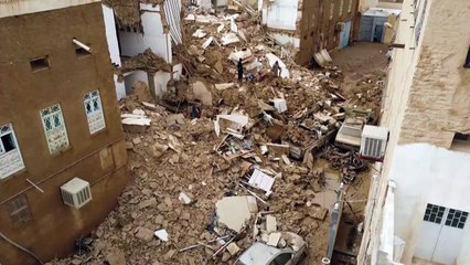 Deadly flash floods devastate Yemen's historic Tarim city