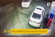 Chile: hombre ahuyenta a ladrones lanzando combustible