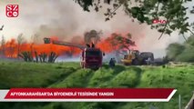 Afyonkarahisar'da biyoenerji tesisinde yangın