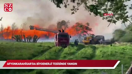 Afyonkarahisar'da biyoenerji tesisinde yangın