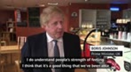 UK PM Johnson understands 'strength of feeling' behind Man United protest