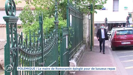 POLEMIQUE / Le maire de Romorantin épinglé pour de luxueux repas