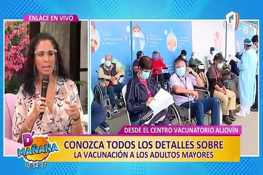 Así avanza inmunización de adultos mayores en el vacunatorio Aljovín