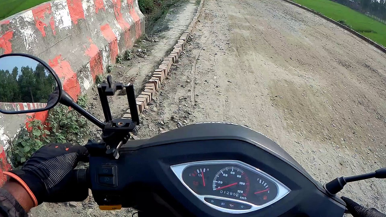off road driving with skooter