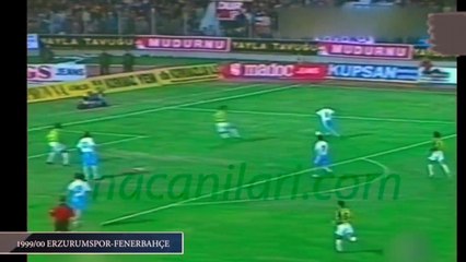 Erzurumspor 1-5 Fenerbahçe 30.04.2000 - 1999-2000 Turkish 1st League Matchday 31