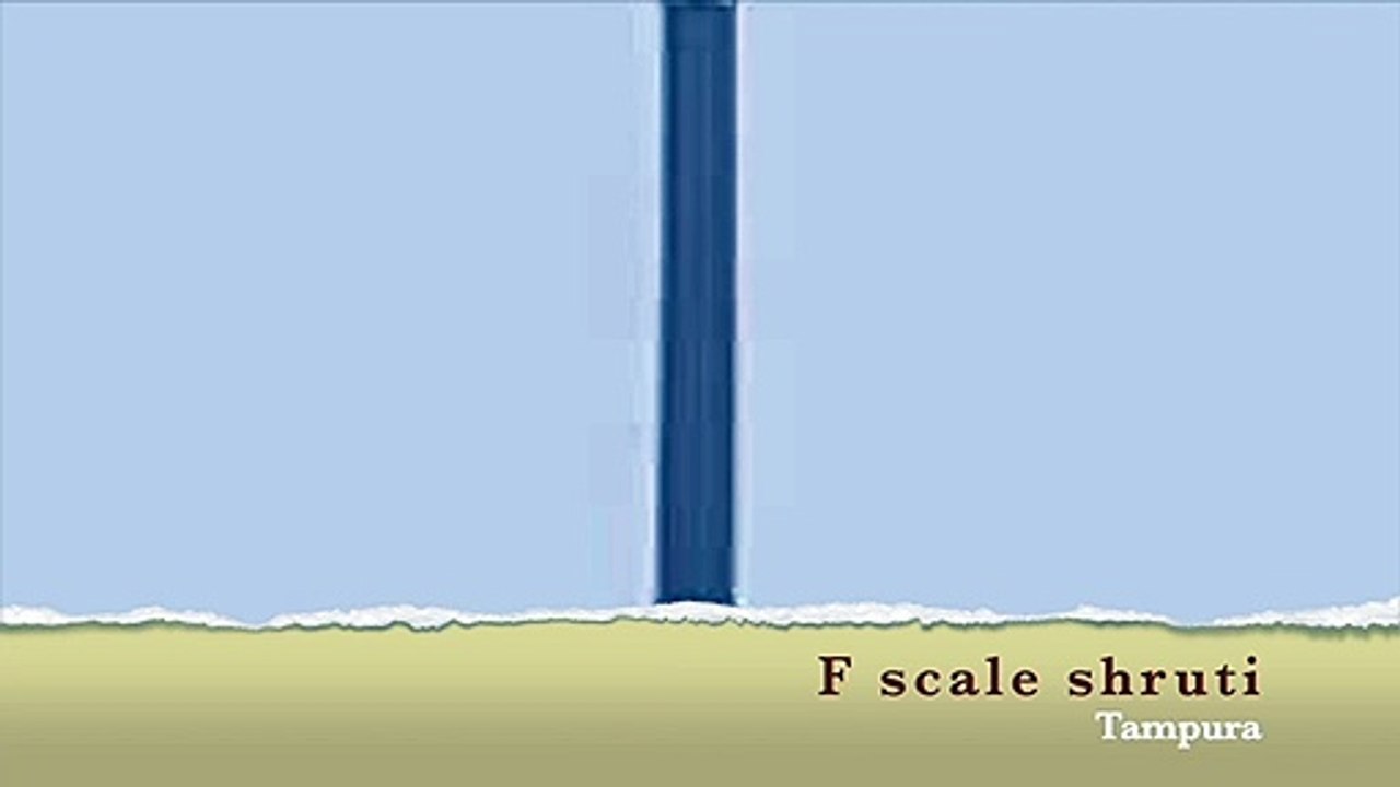 Tampura shruti_F scale