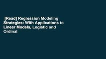 [Read] Regression Modeling Strategies: With Applications to Linear Models, Logistic and Ordinal