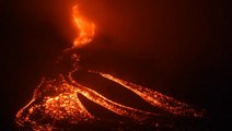 Lava flows as Guatemala's Pacaya volcano continues erupting