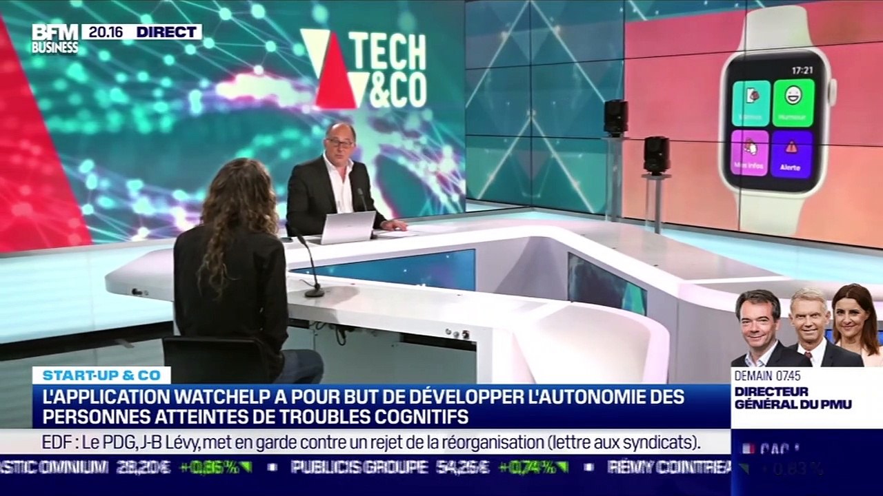 Start up & co : L'application Watchelp a pour but de développer l'autonomie des personnes atteintes de troubles cognitifs - 03/05