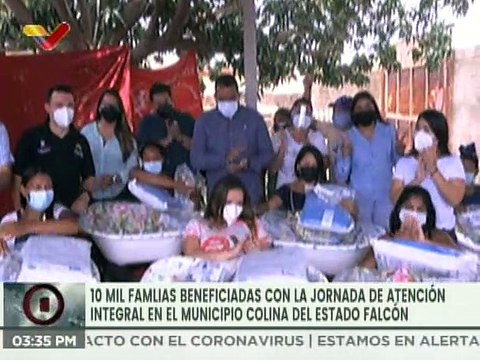 Al menos 10 mil familias beneficiadas con Jornada de Atención Integral en mcpio. Colina de Falcón