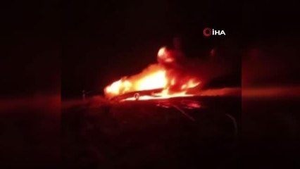 Antalya'da kaza sonrası alevlenen araçta 2 kişi yanarak can verdi