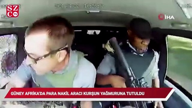 Güney Afrika’da para nakil aracı kurşun yağmuruna tutuldu