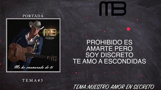 Mariano Barba - Nuestro Amor En Secreto (VideoLyrics)