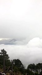 Lightning Strikes Erupting Volcano