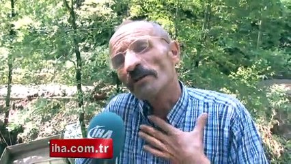 Rize’de selden geriye bu görüntüler kaldı