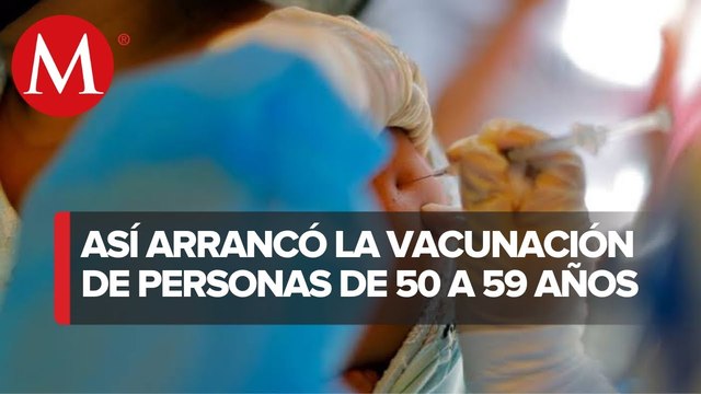 En CdMx, hoy inicia la vacunación anticovid para personas de 50 a 59 años