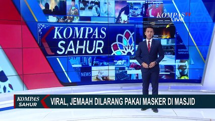 Viral! Video Seorang Jemaah Dilarang Pakai Masker di Masjid
