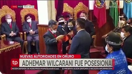 Wilcarani juró como alcalde de Oruro y pidió trabajar para tener un municipio de calidad