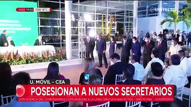 Posesión gabinete de Luis Fernando Camacho