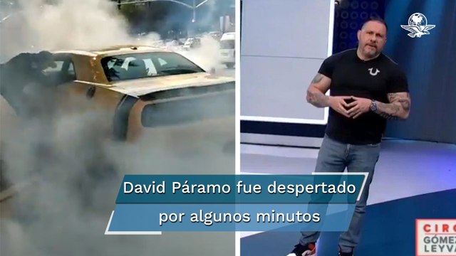 Tras accidente cerebrovascular, David Páramo respondió preguntas; permanecerá en terapia intensiva