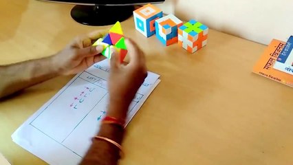 How To Solve "Pyraminx Cube" In Hindi With Kapil Bhatt