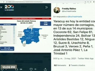 COVID-19: Venezuela registra 863 casos comunitarios, uno importado y 182.757 pacientes recuperados