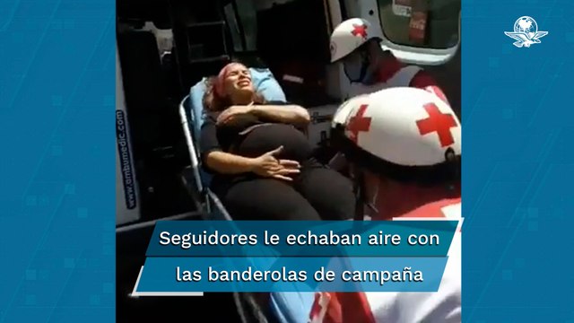 Candidata a diputada federal sufre dolores de parto en plena campaña en NL