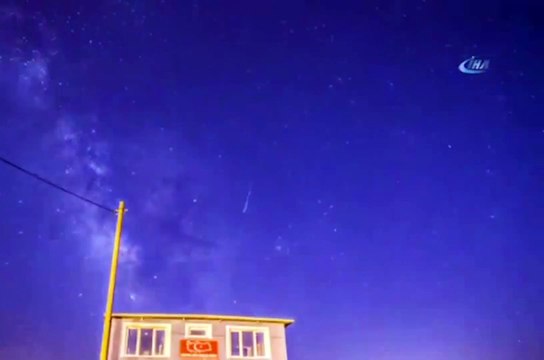 Meteor yağmuru böyle görüntülendi