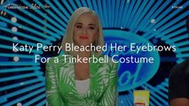 Katy Perry Bleached Her Eyebrows For a Tinkerbell Costume
