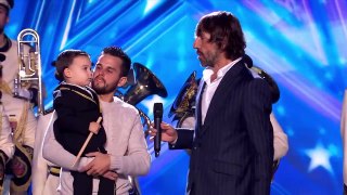 the 2-year-old drummer as he shocks the judges with his playing and the GOLDEN BUZZER moment!