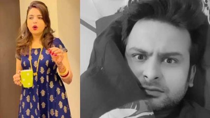 Sugandha Mishra ने शादी के बाद किया Sanket Bhosale का ये हाल ;Watch video | FilmiBeat