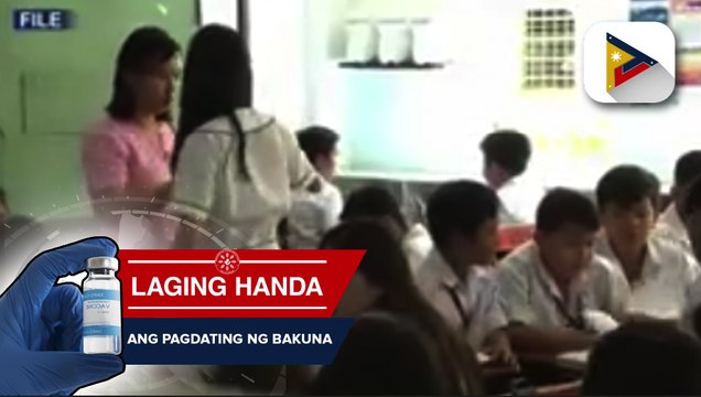 Face-to-face classes iminungkahing ibalik sa Agosto pero kaligtasan ng mga guro at estudyante, dapat munang unahin