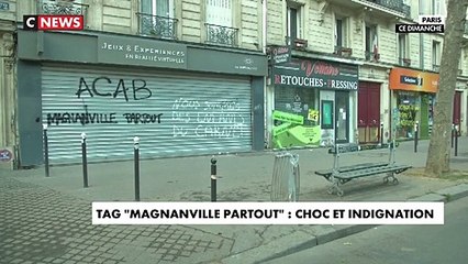 Download Video: Vive émotion après la découverte à Paris de tags appelant à tuer des policiers comme à 