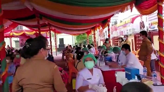 Kapolda Sumatera Utara Tinjau Vaksinasi COVID-19