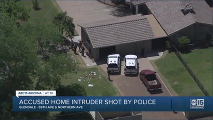 Man seriously injured after being shot by police during burglary call in Glendale