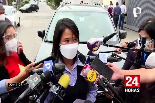 Keiko Fujimori: Kenji tiene entre el 10 % y 15 % de los pulmones comprometidos