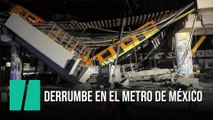 Derrumbe en el metro de México