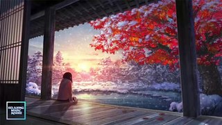Relaxing Lo-fi Music, forest Ambience, Meditational Music, sad Japanese girl, pensive mood,