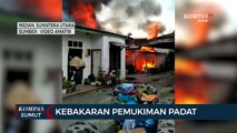 Kebakaran Pemukiman Padat di Medan