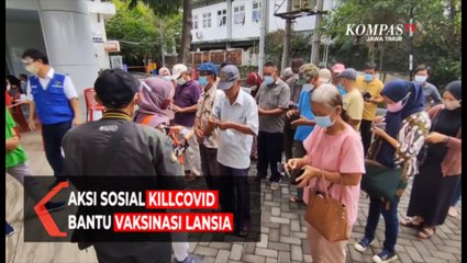 Aksi Sosial Killcovid Bantu Vaksinasi Lansia