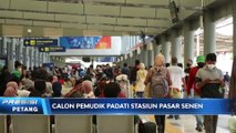Jelang Larangan Mudik Pemerintah, Stasiun Pasar Senen Padat Pemudik
