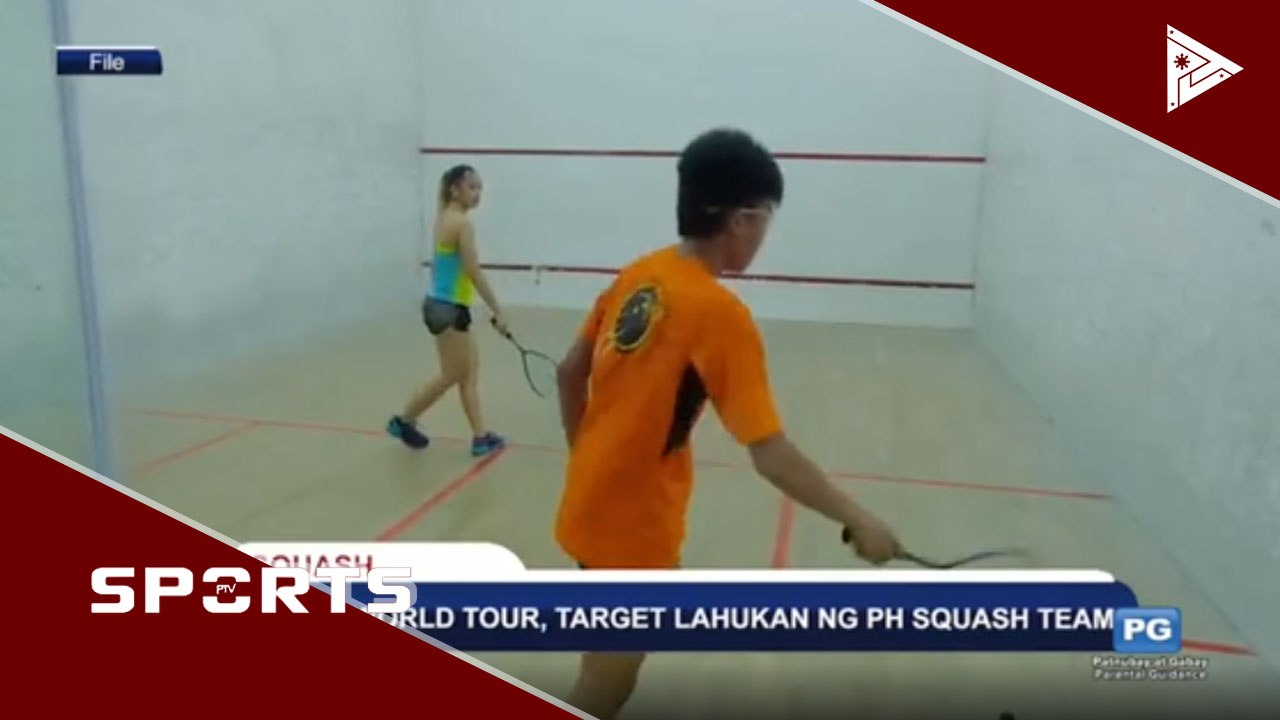 PSA World Tour, target lahukan ng Philippine Squash Team