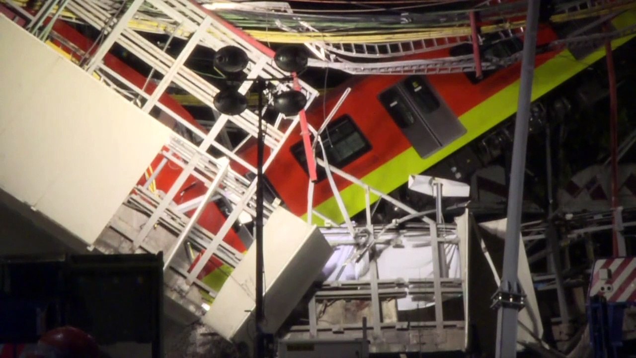 Acidente no metrô da Cidade do México