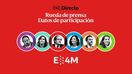 Datos de participación de las elecciones autonómicas de Madrid
