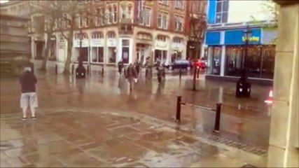 James Kirby arrives back at Preston's Flag Market