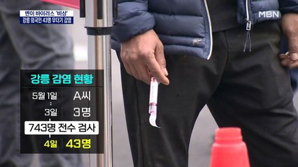 강릉서 외국인 노동자 43명 집단감염…변이 '비상'