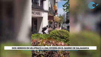 Dos heridos en un atraco a una joyería en el barrio de Salamanca