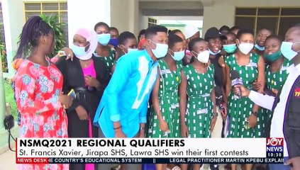 NSMQ 2021 Regional Qualifiers: WASS. OLAM, HOTCASS, Tema Methodist SHS qualify for nationals - News Desk on JoyNews (4-5-21)