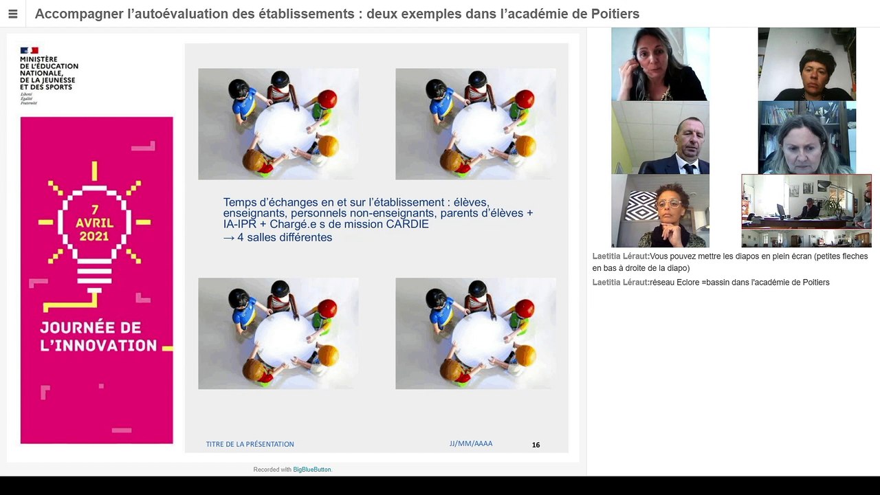 « Accompagner l’autoévaluation des établissements : deux exemples dans l’académie de Poitiers »